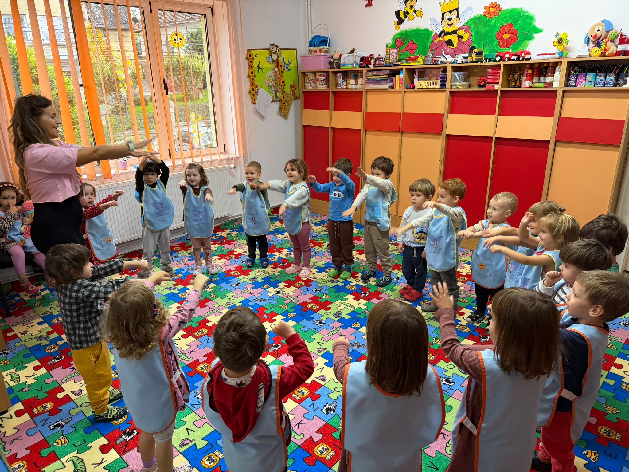 Distracția continuă la grădinița „Sfânta Ana”, sportul a fost în prim-plan!