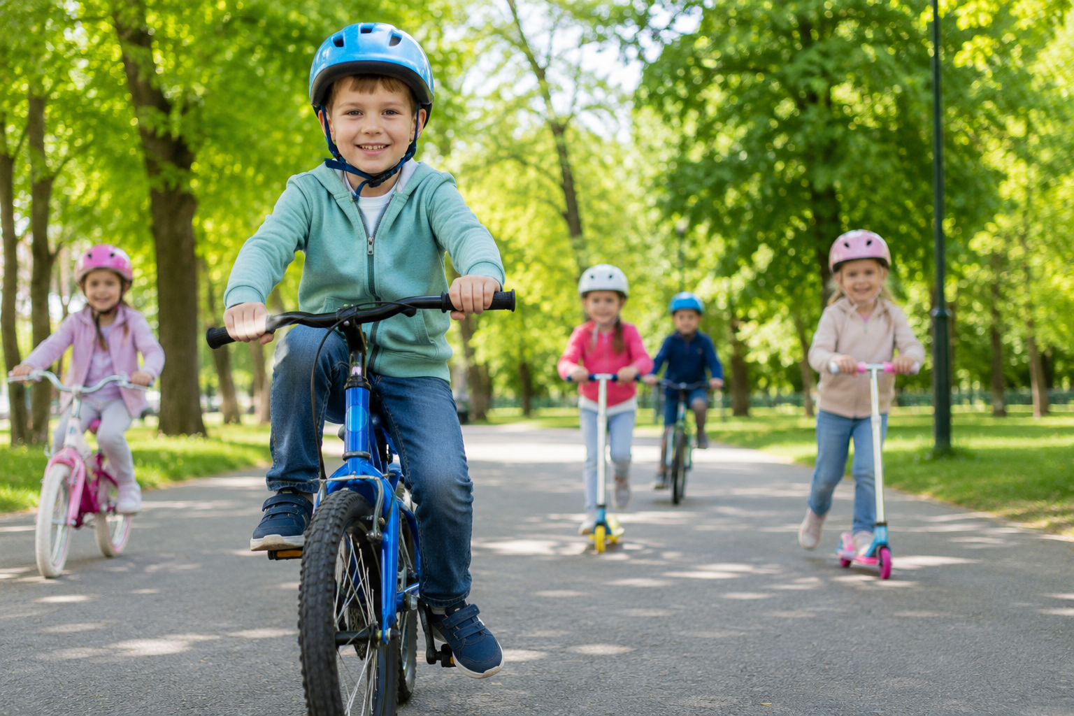 CONCURS DE BICICLETE SI TROTINETE PE DOUA ROTI
